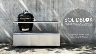 SOLIDBLOK modulinės lauko virtuvės ekspozicija